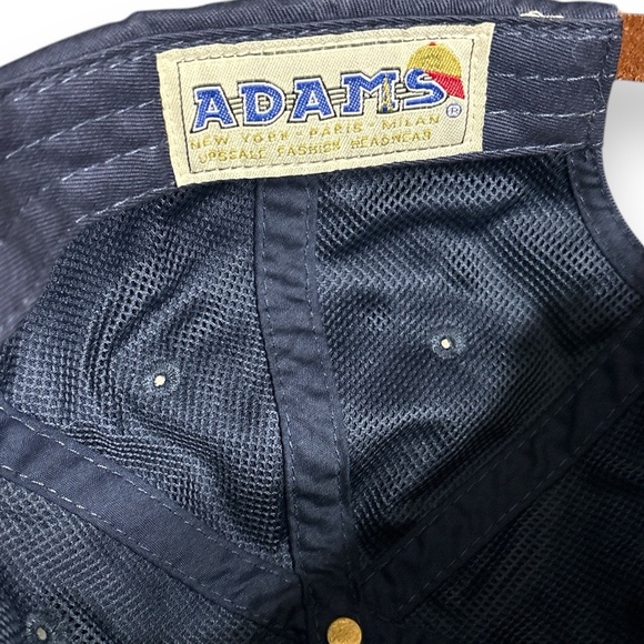 ADAMS Navy Six-Panel Cotton Adjustable Baseball Cap Embroidered “My Daddy” - Picture 6 of 8